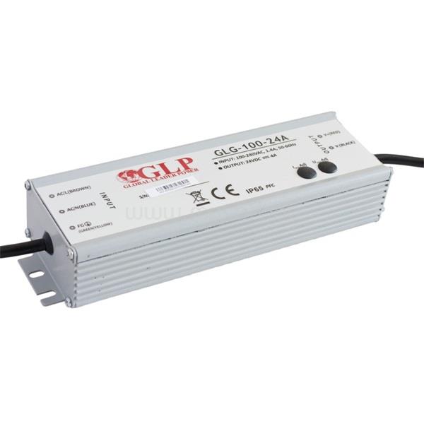GLP GLG-100-24A 24V/4.2A 100W IP67 PFC szűrős LED tápegység