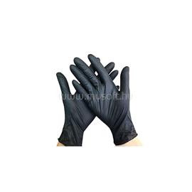 GMT Gumikesztyű nitril púdermentes L 100 db/doboz, Super Gloves fekete GMT_24242 small