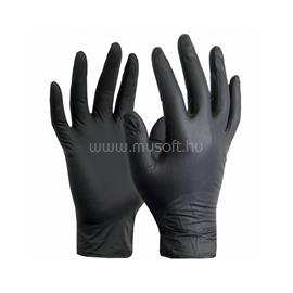 GMT Gumikesztyű nitril púdermentes S 100 db/doboz Super Gloves fekete GMT_24240 small