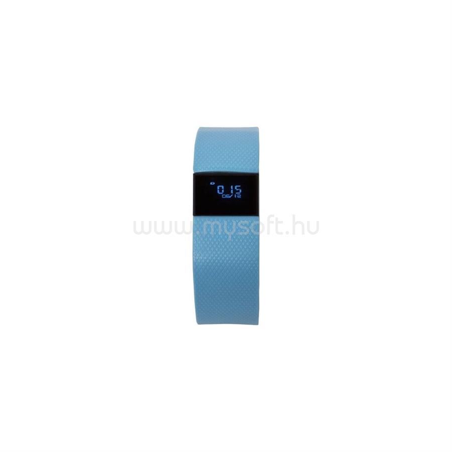GOCLEVER Smart Band fit okosóra, lépésszámláló; 240x20 kijelző KÉK