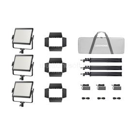 GODOX LP600R K3 Black Litemons RGB LED Light Panel 3 light kit GODOX_LP600R_K3_Black small
