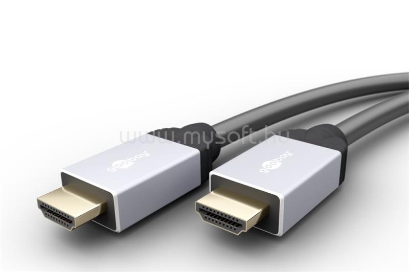 GOOBAY+ kábel HDMI (apa) - HDMI (apa)  1,5m (v2.0, 4k 60Hz)