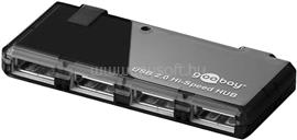 GOOBAY 4 portos USB 2.0 Hi Speed HUB (fekete) GOOBAY_95670 small