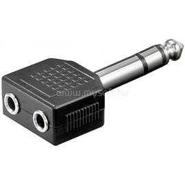 GOOBAY Fejhallgató-adapter, AUX-csatlakozó 6,35 mm-től 2x3,5 mm-ig GOOBAY_11103 small