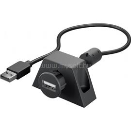 GOOBAY USB 2.0 nagy sebességű hosszabbító kábel tartókonzollal, fekete 1.2m GOOBAY_95445 small
