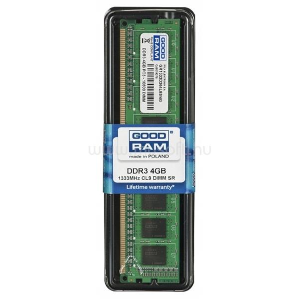 GOODRAM DIMM memória 4GB DDR3 1333MHz CL9