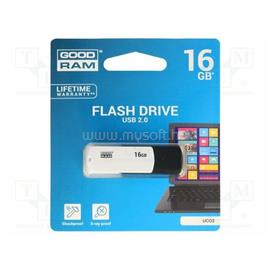 GOODRAM Pendrive 16GB, UCO2 USB 2.0,Fekete-Fehér UCO2-0160KWR11 small
