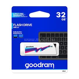 GOODRAM Pendrive 32GB, UCL2 USB 2.0, Fehér UCL2-0320W0R11 small