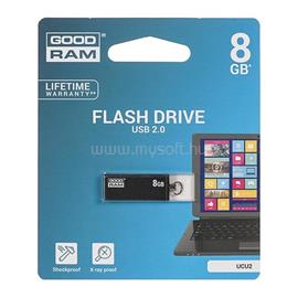 GOODRAM Pendrive 8GB, UCU2 USB 2.0, Fekete UCU2-0080K0R11 small