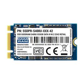 GOODRAM SSD 120GB SATA M.2 2242 S400U SSDPR-S400U-120-42 small