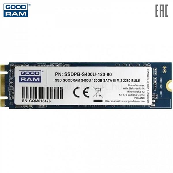 GOODRAM SSD 120GB M.2 2280 SATA S400U