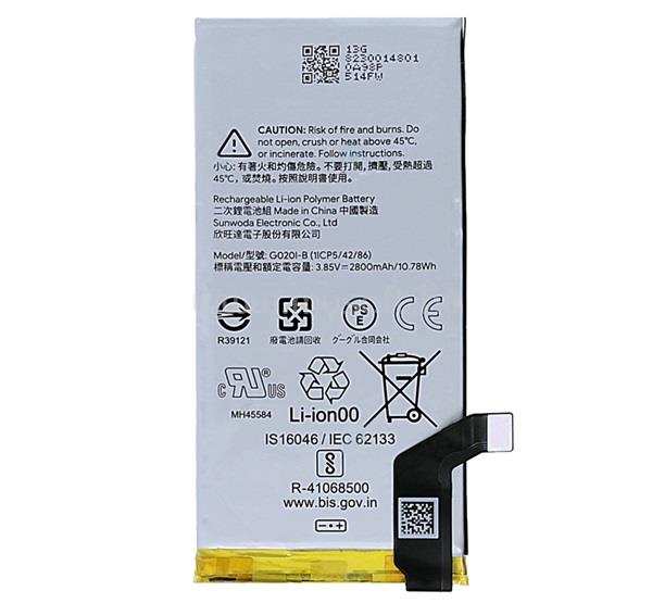 GOOGLE Google Pixel 4 GOOGLE akku 2800mAh LI-Polymer