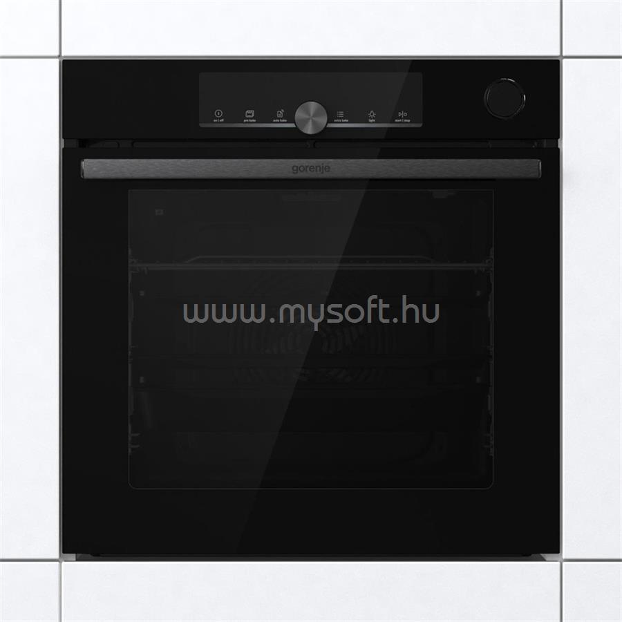 GORENJE BSA6747A04BG beépíthető, sütőtér:77L, grill, légkeverés, sütő (fekete)