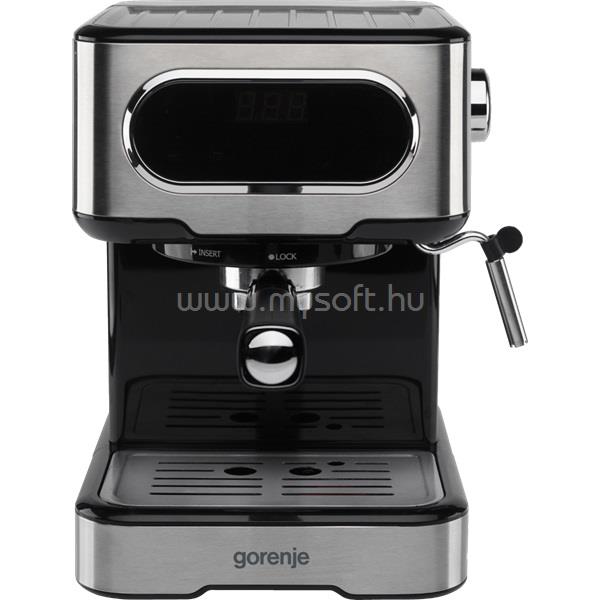 GORENJE ESCM15DBK digitális eszpresszó kávéfőző (inox-fekete)