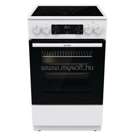 GORENJE GEC5C42WG fehér, szabadonálló, kerámialapos, elektromos, főzőzóna: 4, sütő:70L, grill, tűzhely GORENJE_740534 small