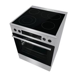 GORENJE GECS6C70XPA inox-fekete, szabdonálló, kerámialapos, főzőzóna:4, sütőtér:71L, tűzhely GORENJE_740939 small