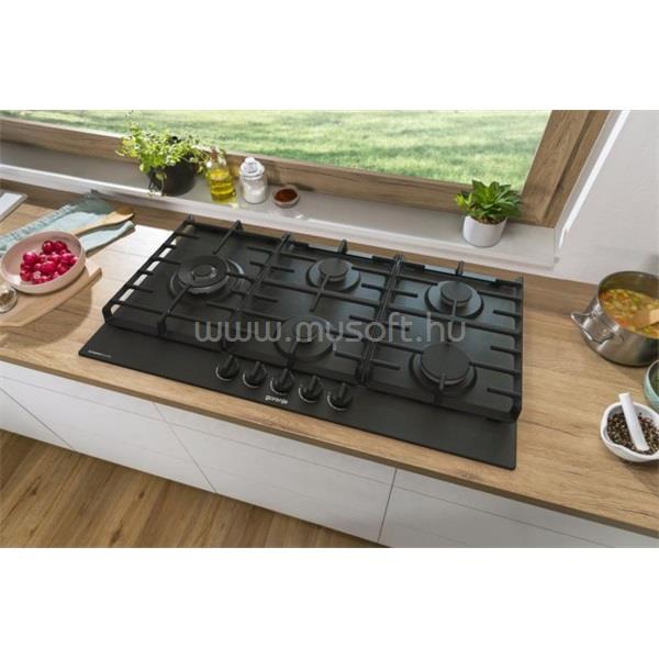 GORENJE GW951MB beépíthető 5 égő gáz főzőlap (fekete)