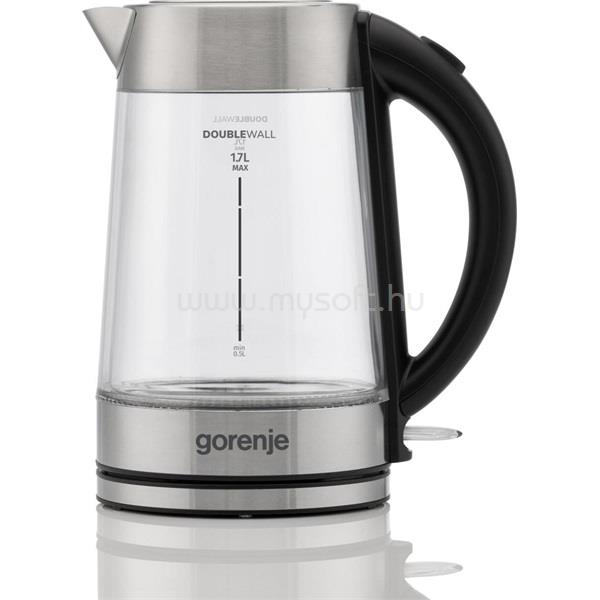 GORENJE K17GDWII 1,7 L-es üveg  vízforraló
