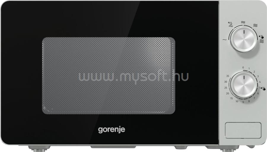 GORENJE MO20E1S ezüst mikrohullámú sütő