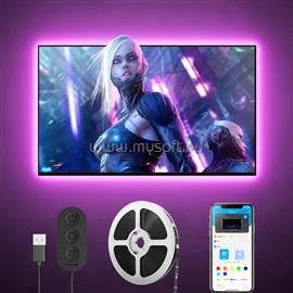 GOVEE TV SMART LED háttérvilágítás 46-60 hüvelykes TV-khez App +Wifi +Bluetooth vezérléssel GOVH6178 small