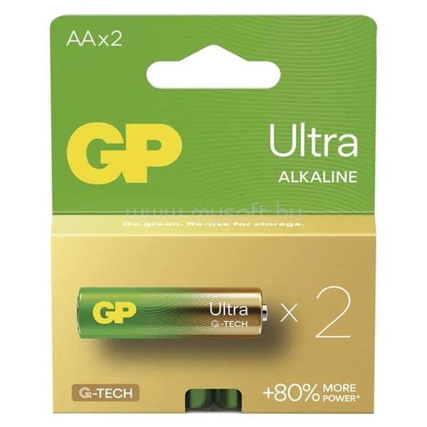 GP BATTERIES GP B02212 Ultra alkáli elem AA (LR6) 2db/bliszter