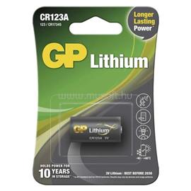 GP BATTERIES GP B1501E CR123A lítium elem 1db/bliszter B1501E small