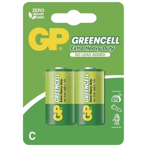 GP BATTERIES GP Greencell baby (C) elem 14G 2db/bliszter