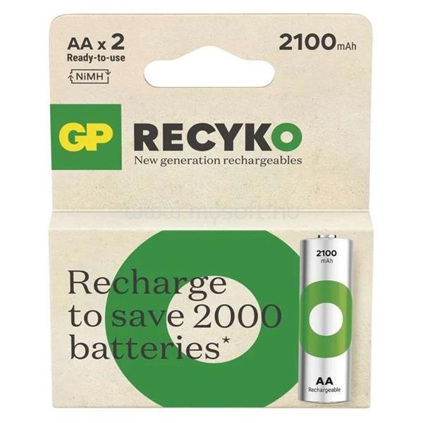 GP BATTERIES GP ReCyko NiMH Akkumulátor HR6 (AA) 2100mAh 2db