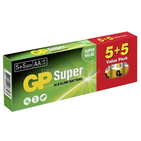 GP BATTERIES GP Super alkáli AA (LR06) ceruza elem 10db/zsugor