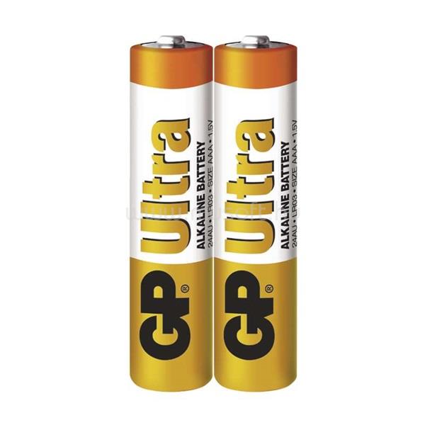 GP BATTERIES GP Ultra alkáli AAA (LR03) mikro ceruza elem 2db/zsugor