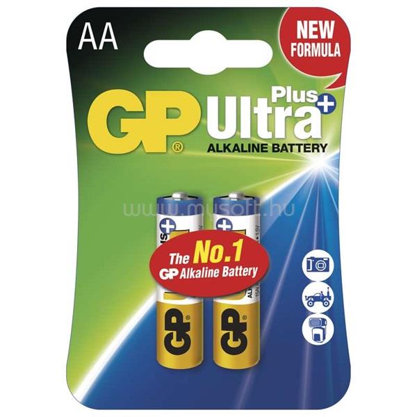 GP BATTERIES GP Ultra Plus AA (LR6) ceruza elem 2db/bliszter