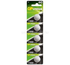 GP gombelem CR2025, lítium, 5db/csomag CR2025-7U5 small