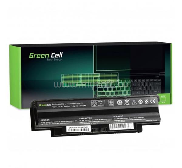 GREEN CELL akku 11.1V/4400mAh, Dell Inspiron N3010 N4010 N5010 13R 14R 15R J1 kompatibilis, FEKETE