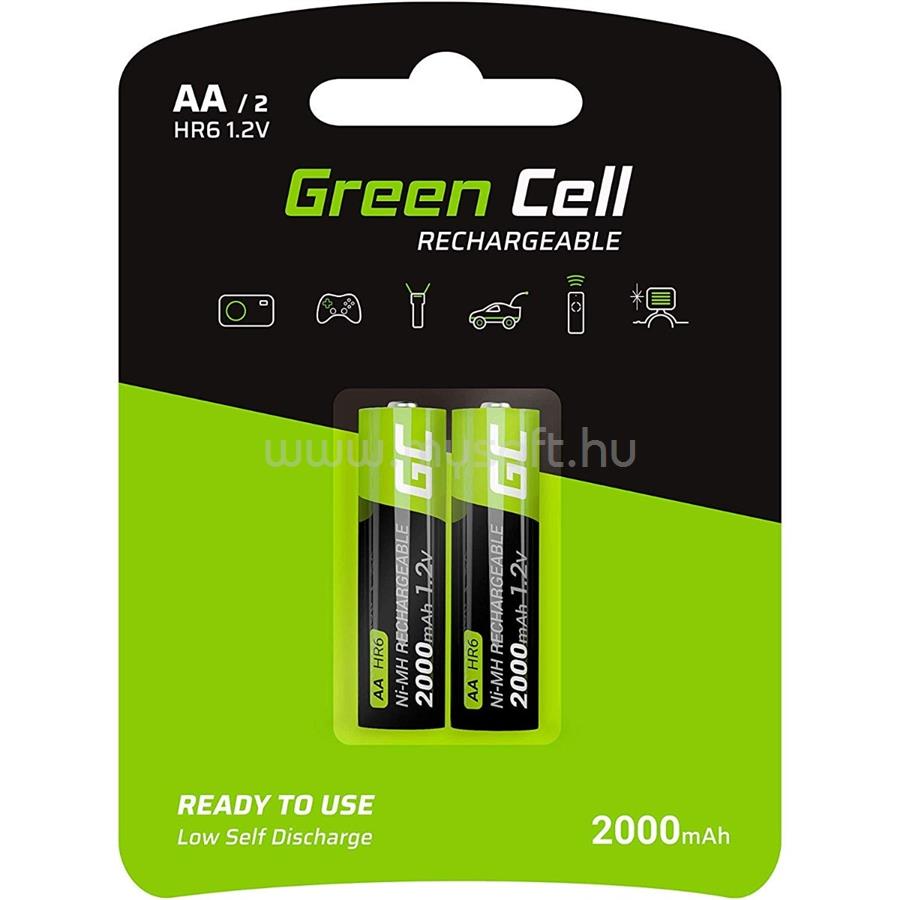 GREEN CELL Green Cell GR06 2x AA 2000mAh akkumulátor