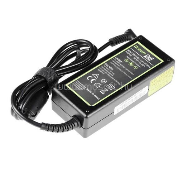 GREEN CELL GREEN CELL PRO töltő és AC adapter 19.5V/3.33A, HP 250 G2 G3 G4 G5 15-R 15-R100NW kompatibilis, FEKETE