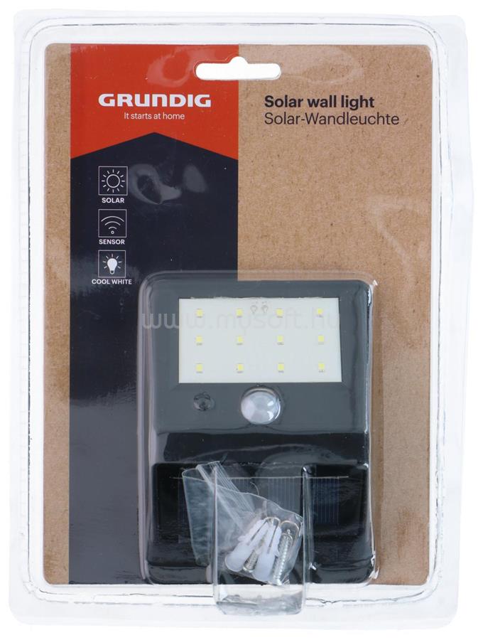 GRUNDIG SOLAR fali lámpa 11,5x8,5x4cm alkonykapcsolós
