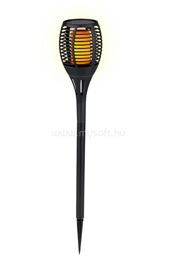 GRUNDIG Solar kerti lámpa leszúrható, tűz effekt, 9X59cm