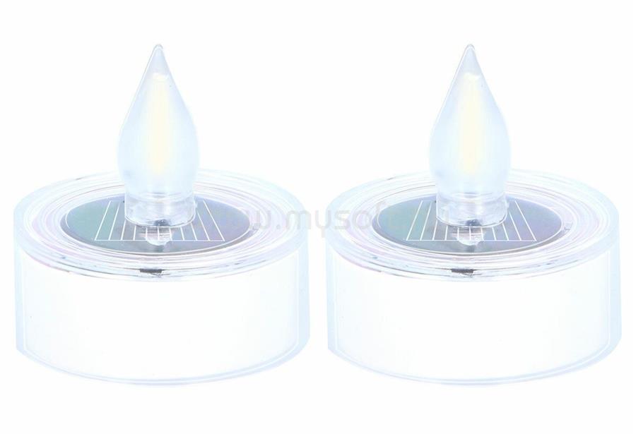 GRUNDIG Solar tea mécses 2db újratölthető elemmel 5x5,5cm