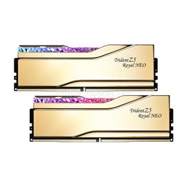 G-SKILL DIMM memória 2X16GB DDR5 8000MHz CL38 Gold Trident Z5 ROYAL Neo F5-8000J3848H16GX2-TR5NG small