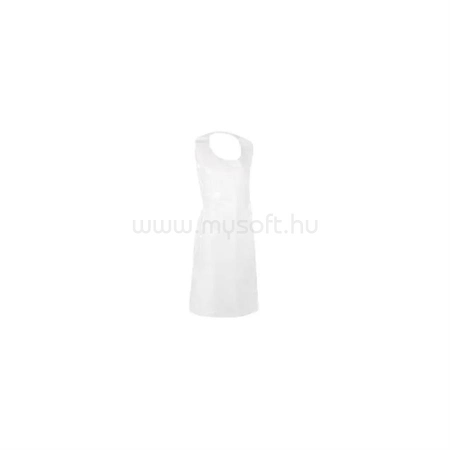 GUARDER Kötény egyszerhasználatos PE 125 x 80 cm 100 db/csomag (fehér)