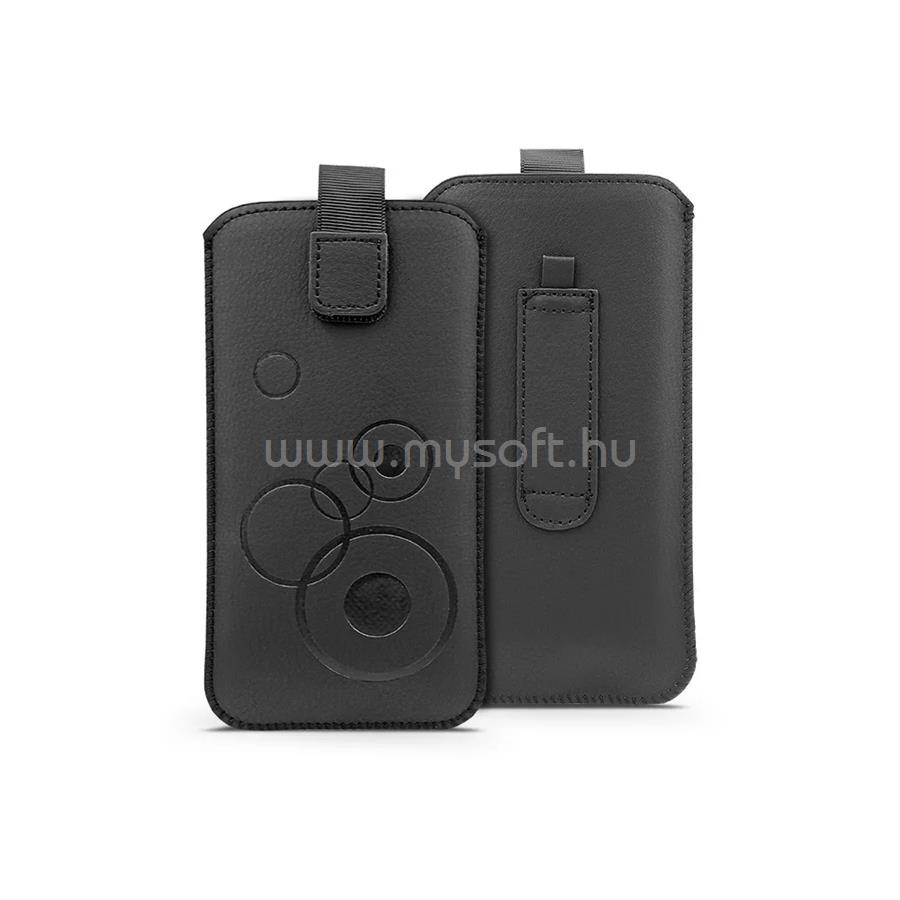 HAFFNER DECO UNIVERZÁLIS KIHÚZHATÓ TELEFONTOK - SAMSUNG A51/A31/M21/A22 4G/ XIAOMI MI 11LITE 5G/ OPPO RENO5 5G - FEKETE
