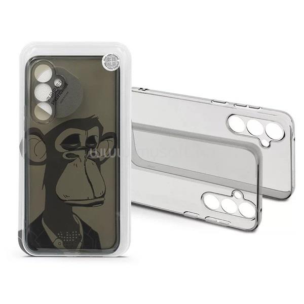 HAFFNER HF239014 Samsung SM-S711 Galaxy S23 FE Gray Monkey átlátszó szilikon hátlap