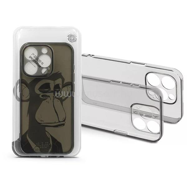 HAFFNER HF241765 Apple iPhone 14 Pro Max Gray Monkey átlátszó szilikon hátlap