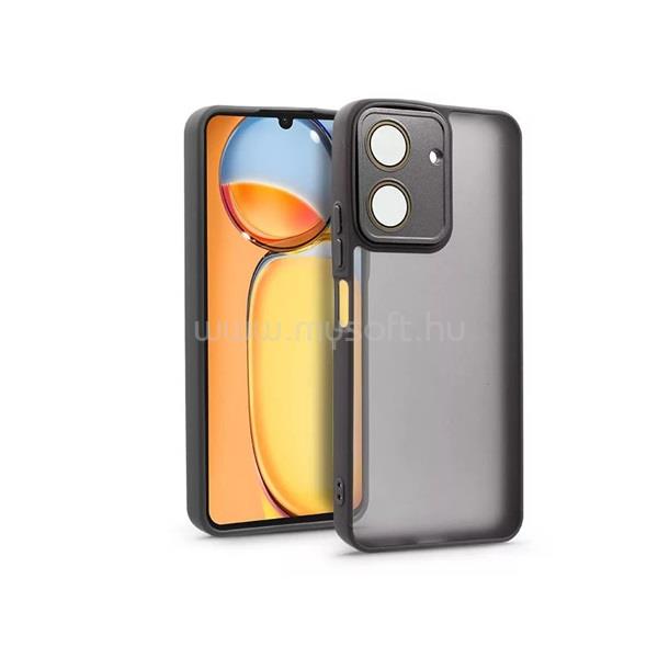 HAFFNER HF256752 Xiaomi Redmi 13C Variete fekete hátlap kameravédő peremmel, lencsevédő üveggel