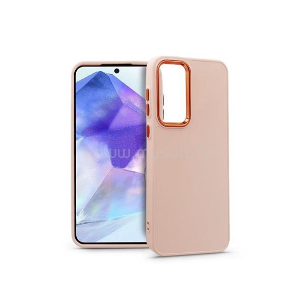 HAFFNER HF267956 Samsung Galaxy A55 5G Frame rózsaszín szilikon hátlap
