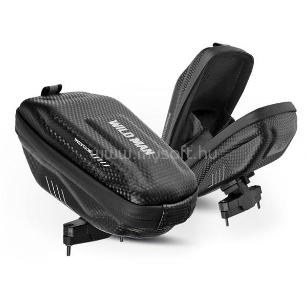 HAFFNER PT-6092 Wildman E7s univerzális kerékpárra szerelhető fekete merev táska