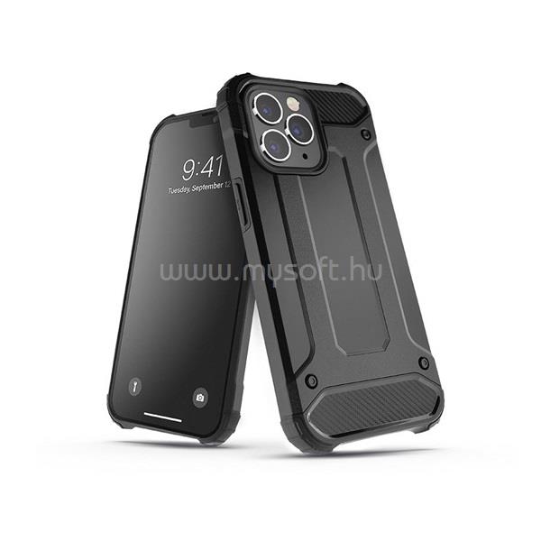 HAFFNER PT-6454 iPhone 14 Plus ütésálló fekete műanyag hátlap