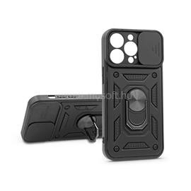 HAFFNER PT-6685 iPhone 13 Pro ütésálló fekete műanyag hátlap kameravédővel PT-6685 small