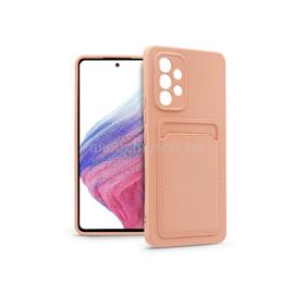 HAFFNER PT-6749 A536U Galaxy A53 5G pink szilikon hátlap kártyatartóval PT-6749 small