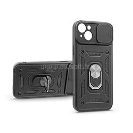HAFFNER PT-6758 iPhone 14 Plus ütésálló fekete műanyag hátlap gyűrűvel és kameravédővel PT-6758 small